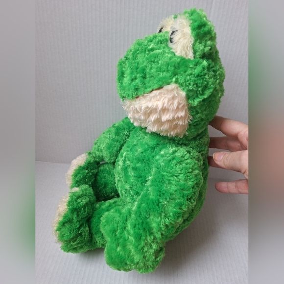 Build A Bear Reitred Green Smiling Frog Plush 18.5" - Picture 3 of 8